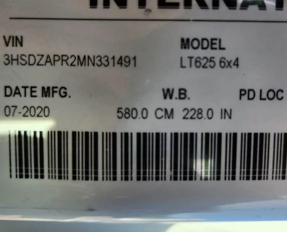 2021 International LT