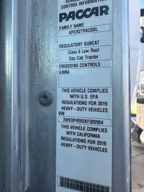 2019 Kenworth T800 in Fontana, CA — photo 10