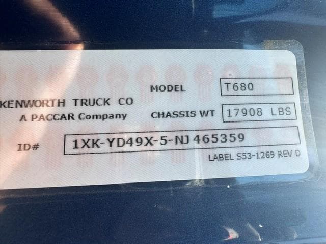 2022 Kenworth T680 — photo 7