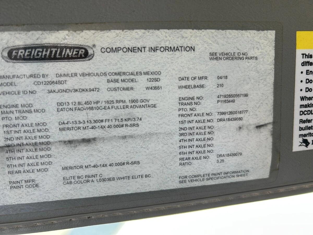 2019 Freightliner 122SD in Amarillo, TX — photo 19