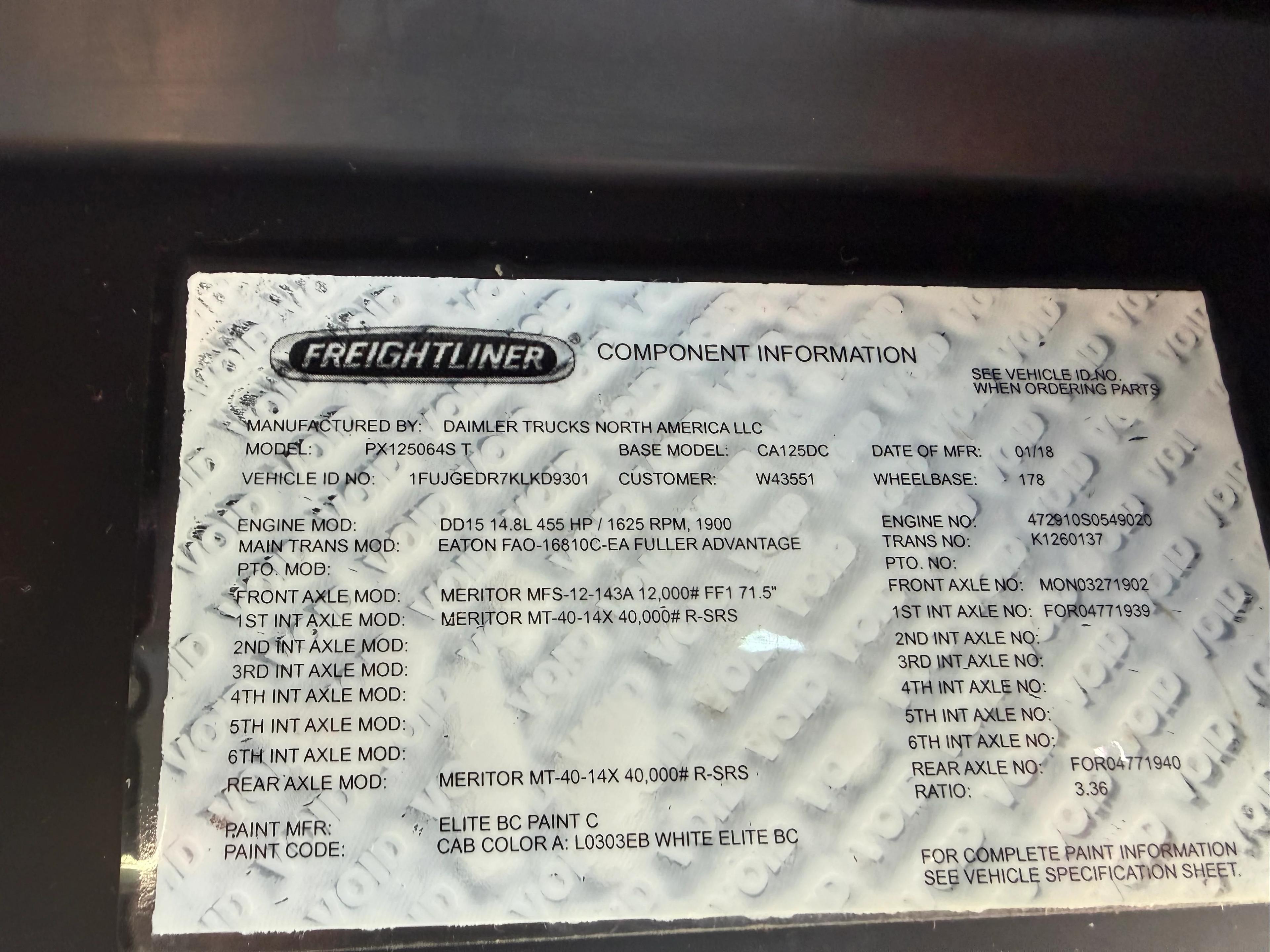 2019 Freightliner Cascadia in Cincinnati, OH — photo 12