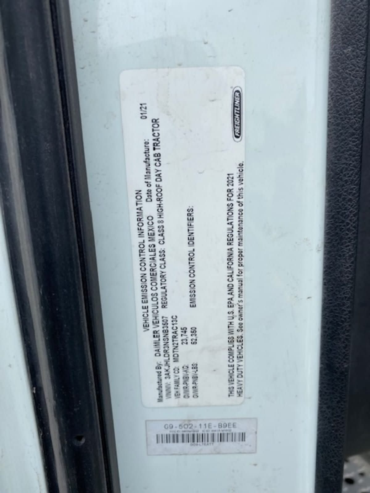 2022 Freightliner Cascadia