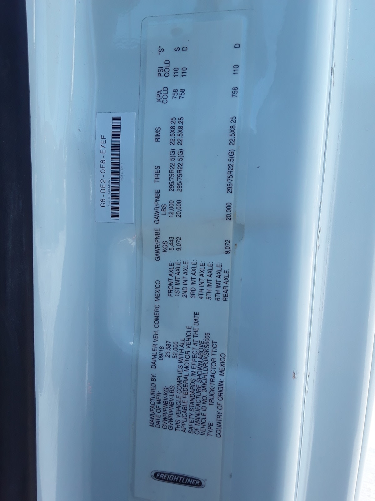 2019 Freightliner Cascadia in Montebello, CA — photo 10