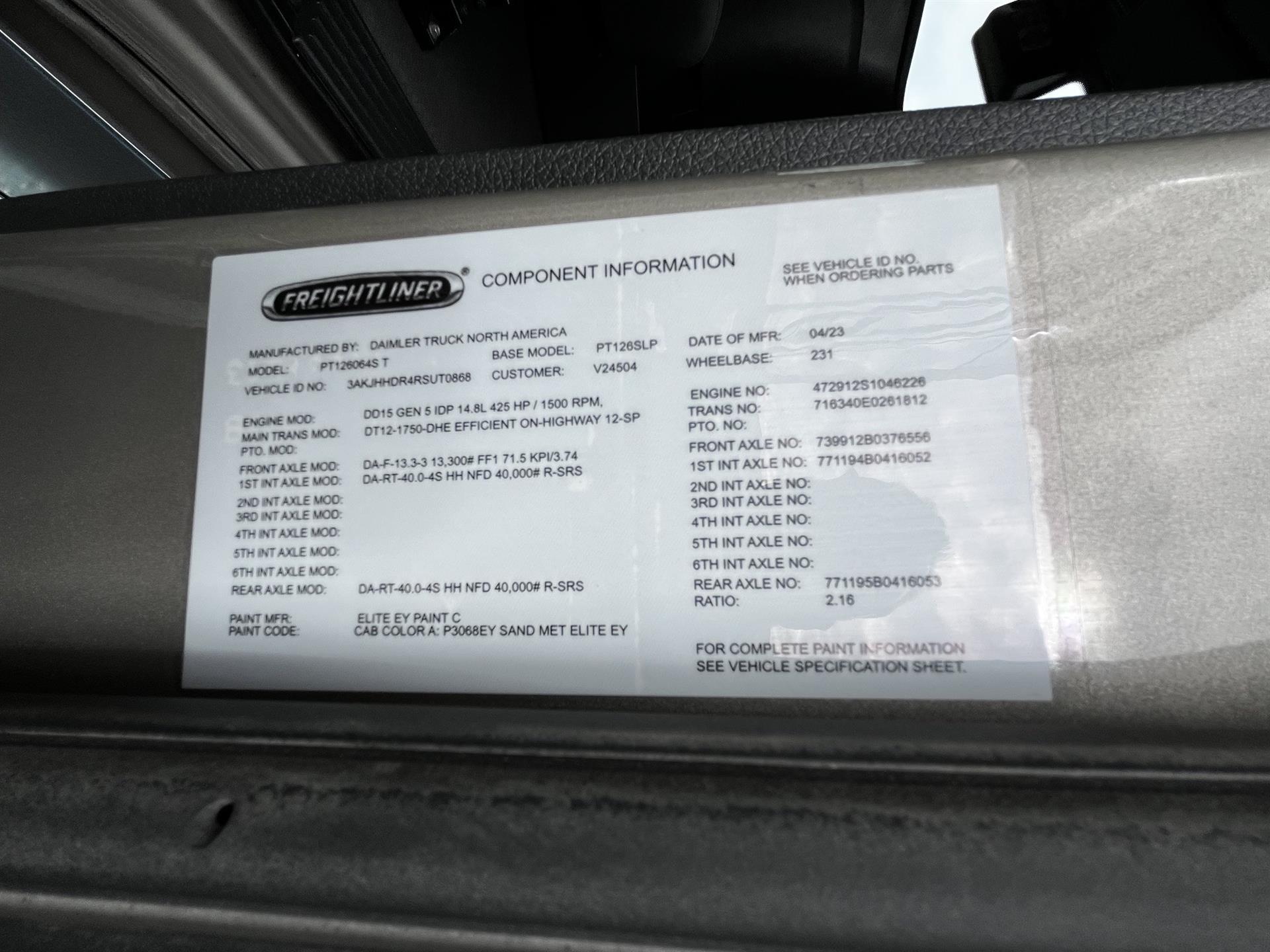 2024 Freightliner Cascadia in Inver Grove Heights, MN — photo 20