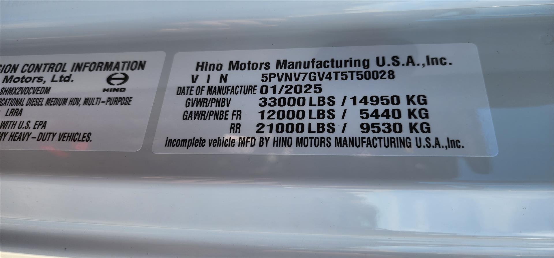 2026 Hino L7 in Tallahassee, FL — photo 5