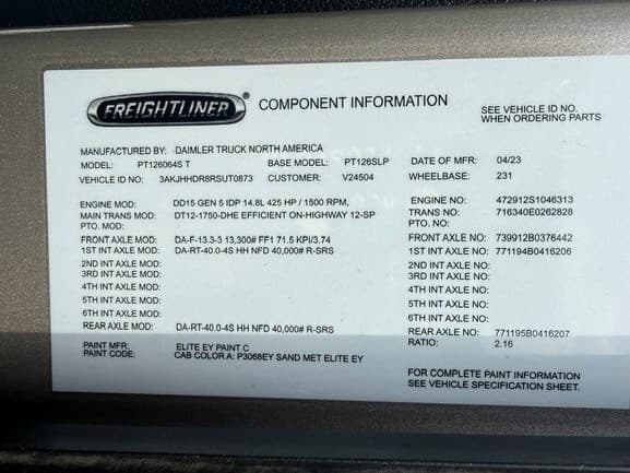 2024 Freightliner Cascadia in Ridgefield, WA — photo 7