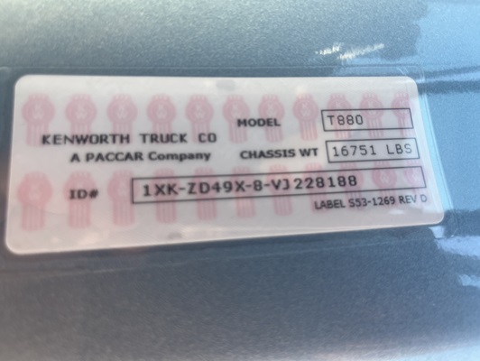 2027 Kenworth T880 in Gainesville, GA — photo 9
